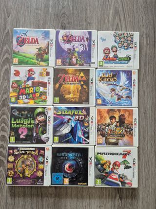 Colección 12 Videojuegos Nintendo 3DS