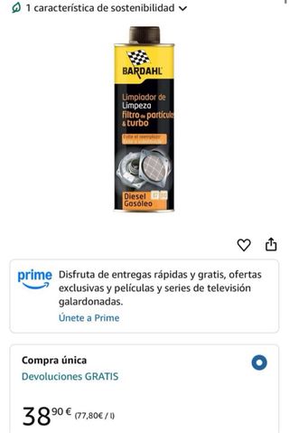 Bardahl Limpiador Filtro Partículas y Turbo