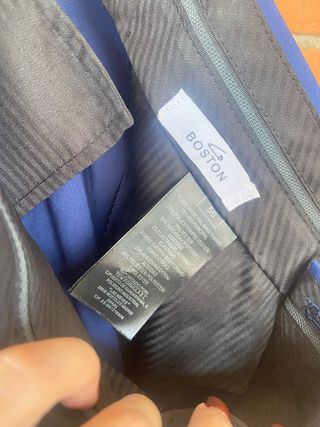 Pantalón de traje Boston azul hombre talla 56