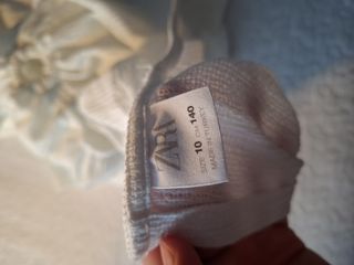 Mono Vestido blanco de manga corta