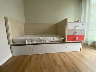 Cuna convertible madera