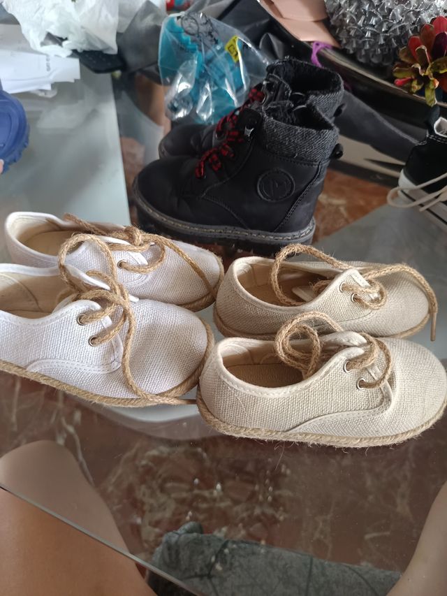Zapatillas niño talla 23 lote 