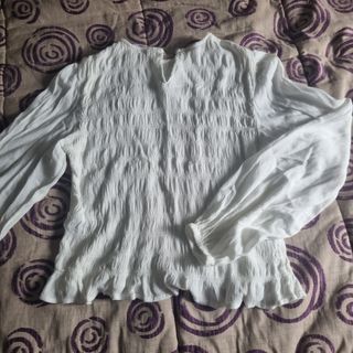 Blusa Stradivarius Blanca