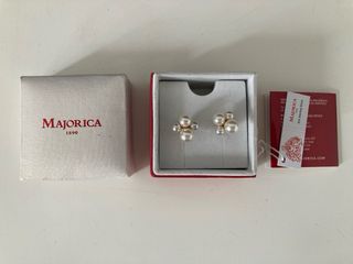 Pendientes Majorica Cuatro Perlas