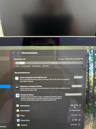 MacBook Air 13 2020 Plata. 