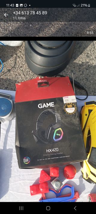 Cascos Gaming GAME HX420 RGB