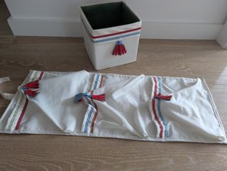 Organizer da appendere e scatola portaoggetti