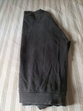 Sudadera Zara Gris Talla S Made in the 90s