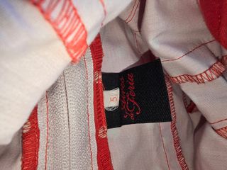 Traje de flamenca infantil rojo lunares. Talla 5
