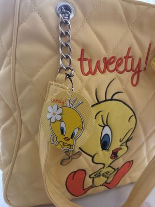 Bolso Looney Tunes Tweety Amarillo Nuevo