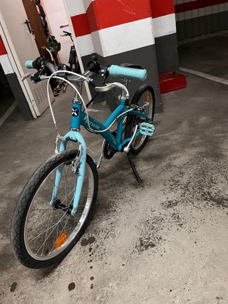 Bicicleta infantil Btwin azul