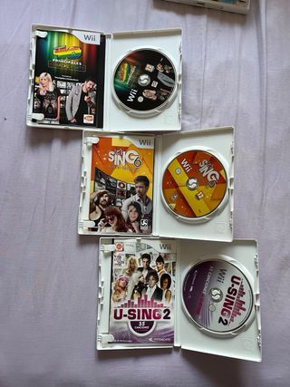 Pacchetto 3 giochi Wii Karaoke: U-Sing 2, Let's Sing