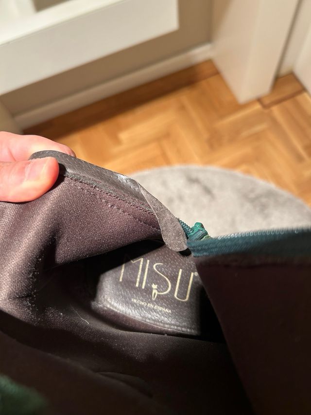 Botas de piel verde Talla 38