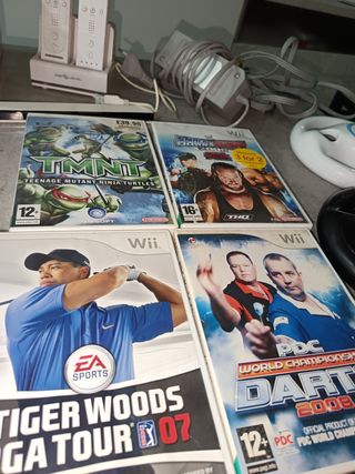 Lote Nintendo Wii Blanco + Juegos