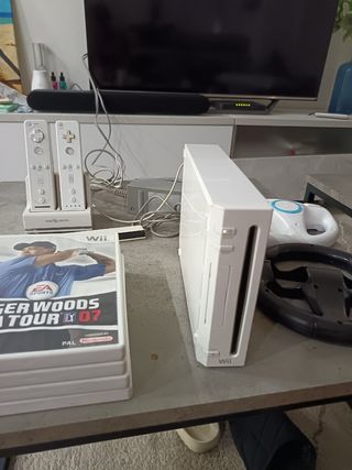 Lote Nintendo Wii Blanco + Juegos