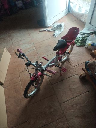 Bicicleta infantil rosa
