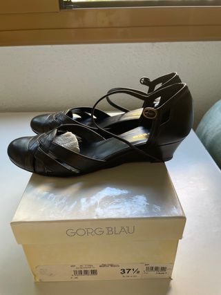 Sandalias GORG BLAU negras talla 37.5