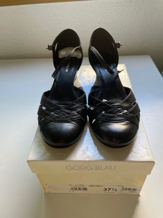 Sandalias GORG BLAU negras talla 37.5