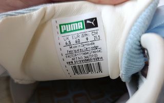 Zapatillas Puma Talla 40 con Lazada Azul