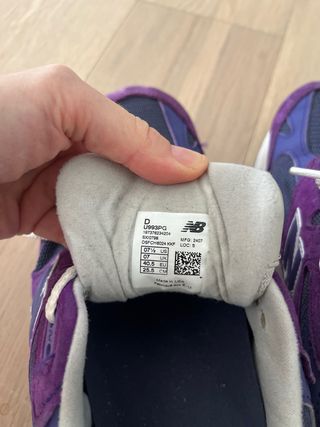New Balance Morado Made in USA 993