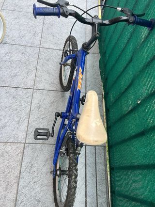 Bicicleta infantil azul 16 pulgadas