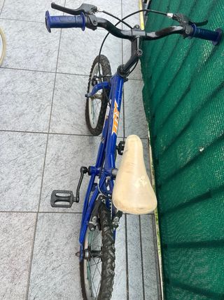 Bicicleta infantil azul 16 pulgadas