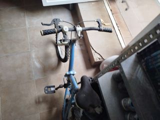 Bicicleta infantil azul