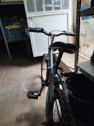 Bicicleta infantil azul