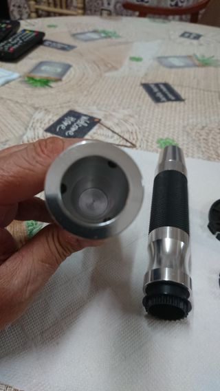 Puños Moto Cromados y Negros 22mm