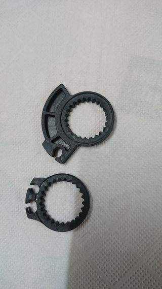 Puños Moto Cromados y Negros 22mm