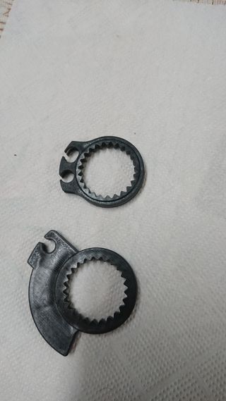 Puños Moto Cromados y Negros 22mm