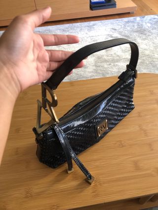 Bolso Roberto Verino Negro Tejido