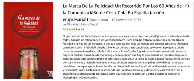 La marca de la felicidad Coca Cola