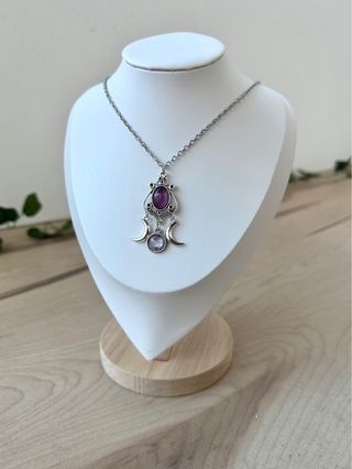 Collar de Luna Acero Inoxidable