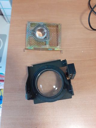 Lentes de proyector transparencias