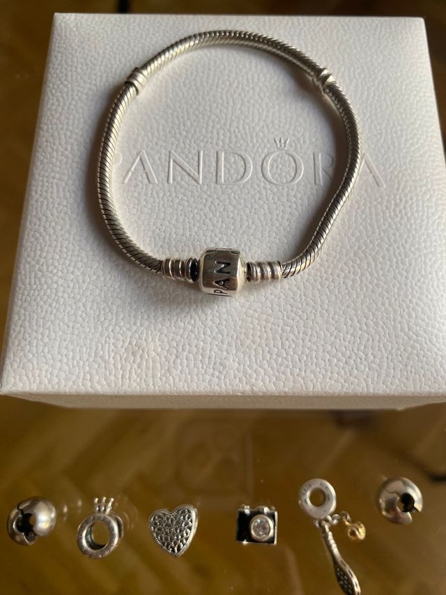 Pulsera Pandora con 6 Charms