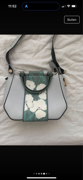 Bolso YOSONO gris y verde