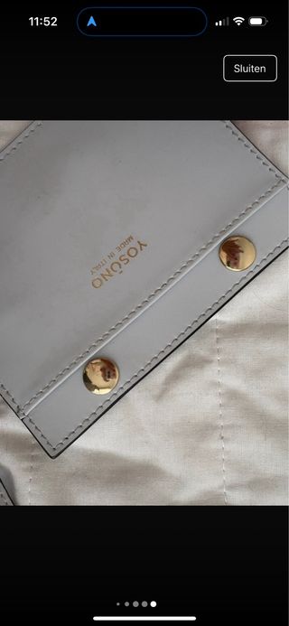 Bolso YOSONO gris y verde