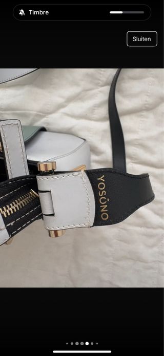 Bolso YOSONO gris y verde