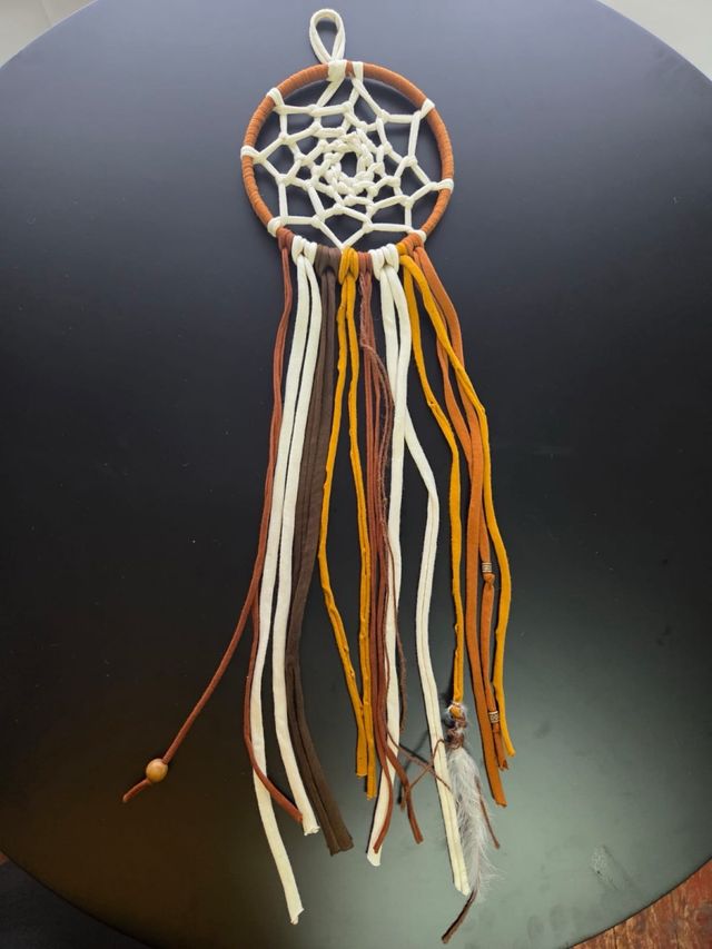 Acchiappasogni in macramè fatto a mano