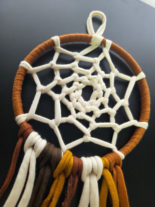 Acchiappasogni in macramè fatto a mano