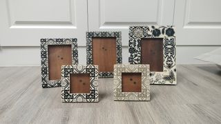 Marcos de fotos decorativos de madera