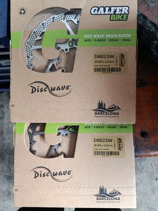 2 Discos Freno Galfer Shark 180mm