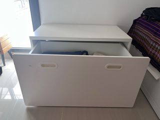 Banco de almacenaje Ikea blanco