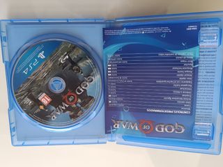 GOD OF WAR impecable ps4 usado una vez foto del cd