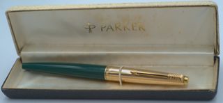 Parker 45 Custom Verde ,Oro 585