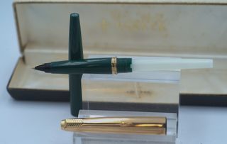 Parker 45 Custom Verde ,Oro 585
