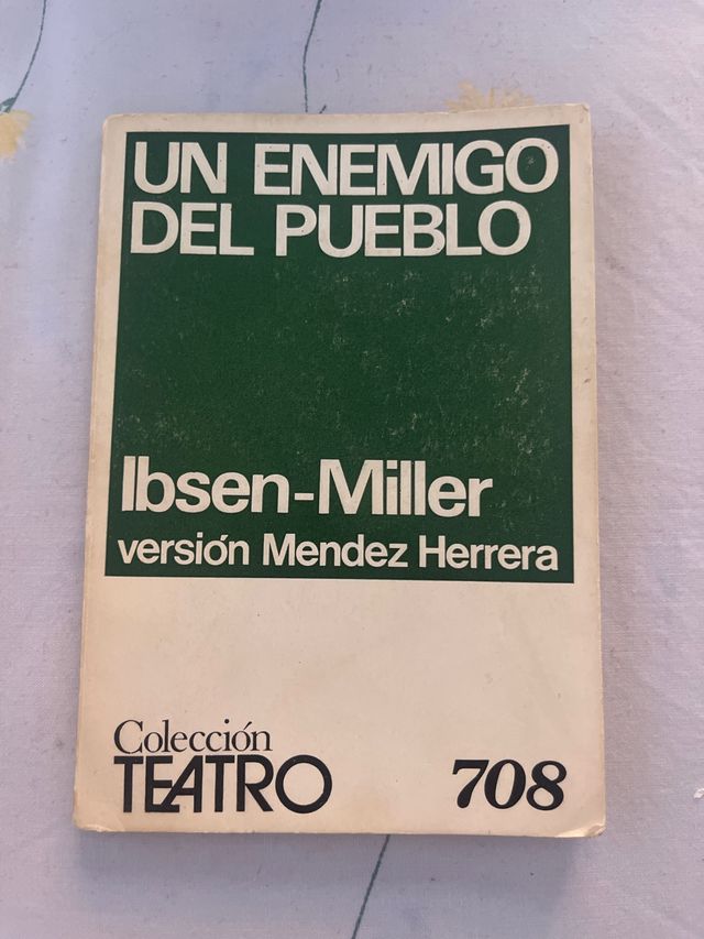 Libro “Un enemigo del pueblo”