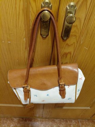 Bolso El Potro Piel Marrón y Multicolor
