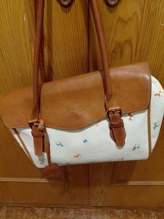 Bolso El Potro Piel Marrón y Multicolor